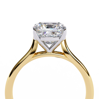Elenora Shine Cushion Solitaire Ring