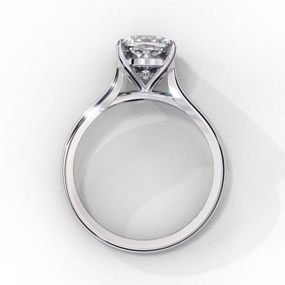 Elenora Shine Cushion Solitaire Ring