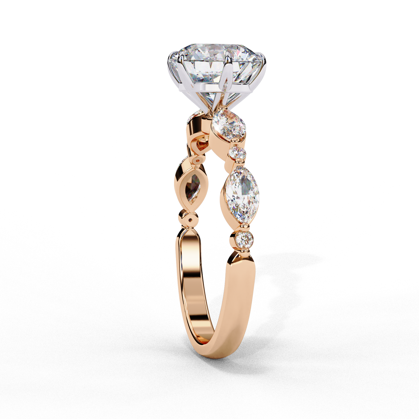 Revera Stella Round Solitaire Ring