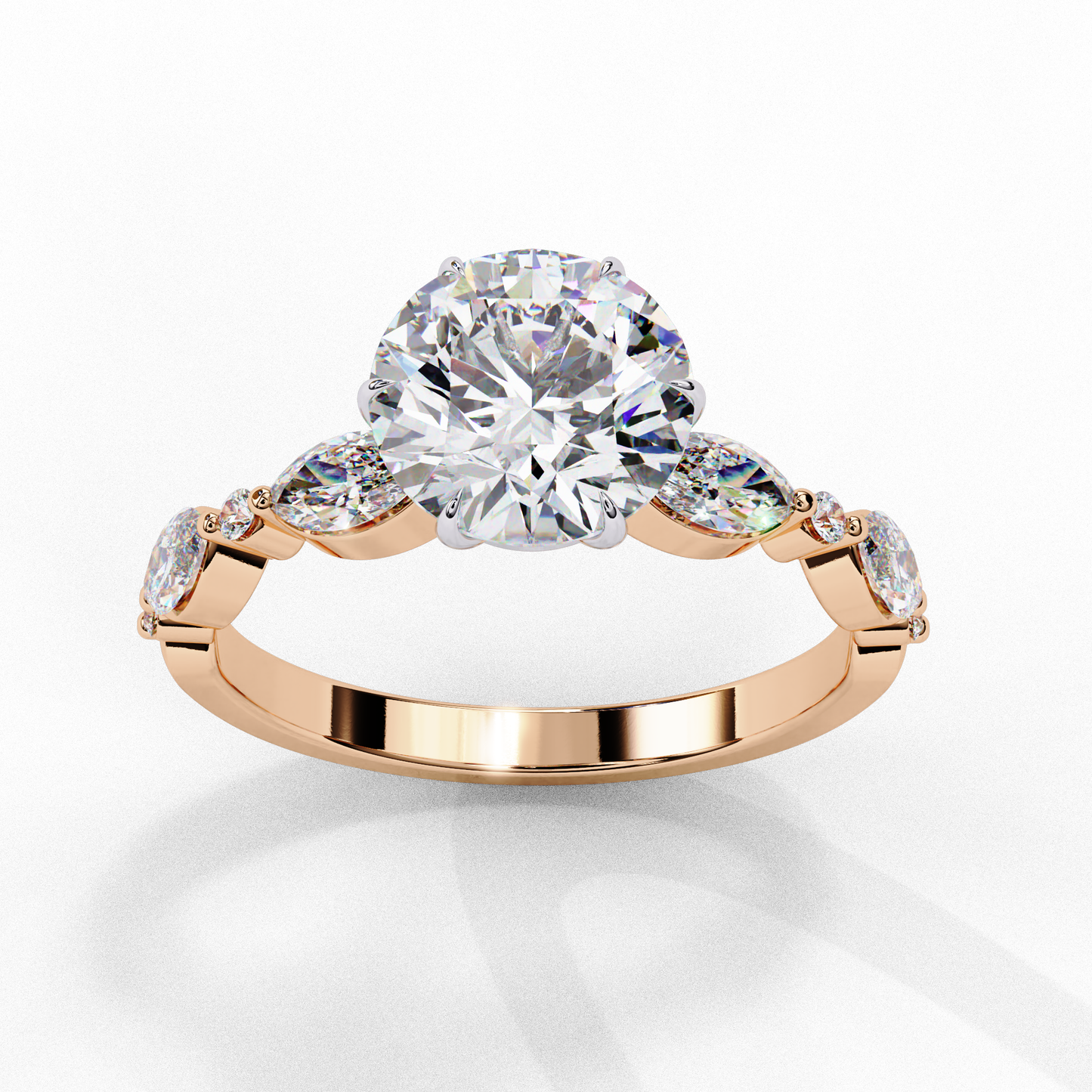 Revera Stella Round Solitaire Ring