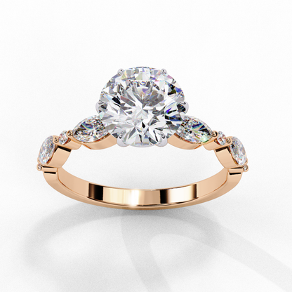 Revera Stella Round Solitaire Ring