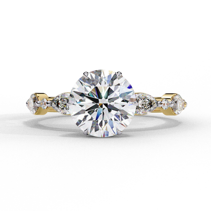 Revera Stella Round Solitaire Ring