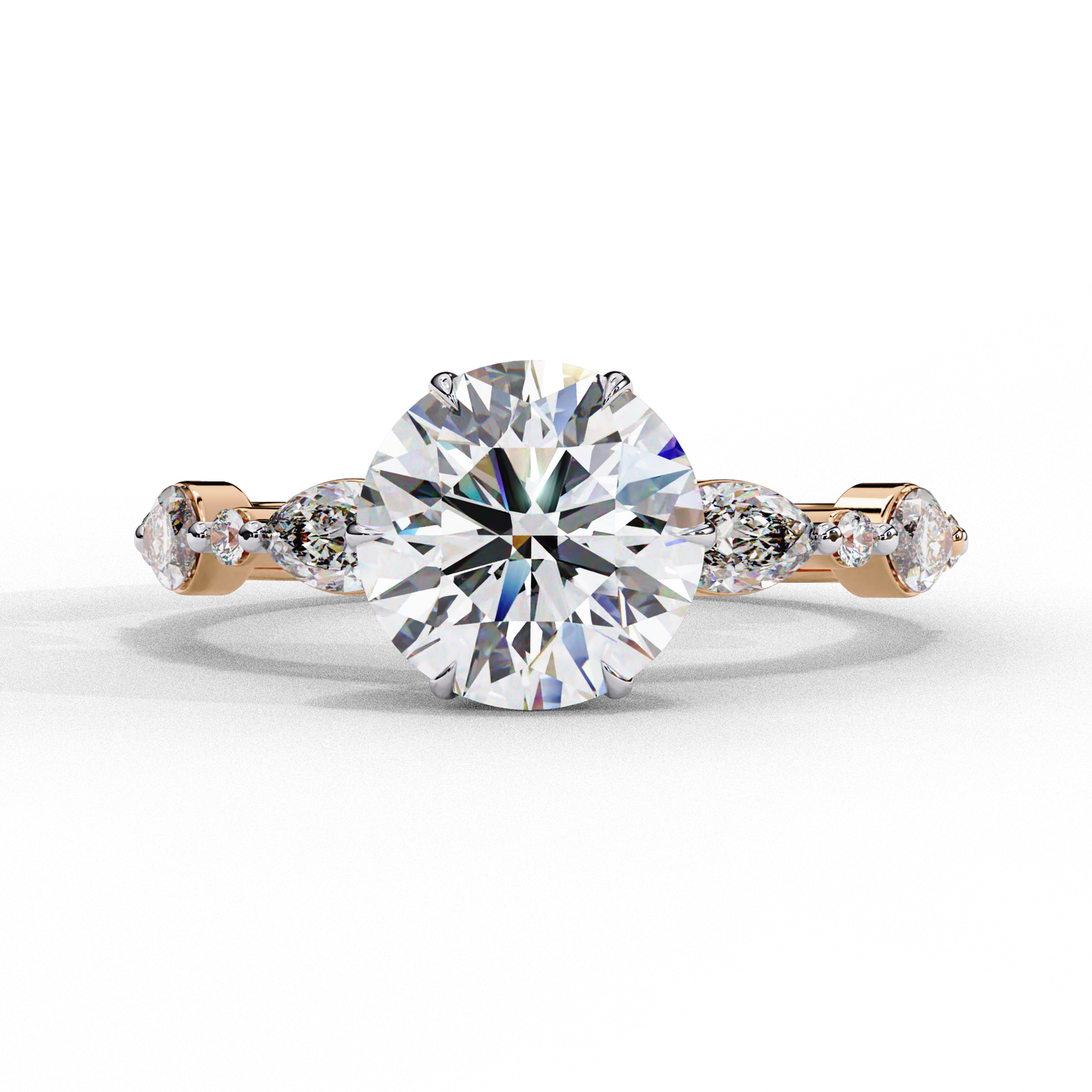 Revera Stella Round Solitaire Ring