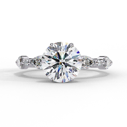 Revera Stella Round Solitaire Ring