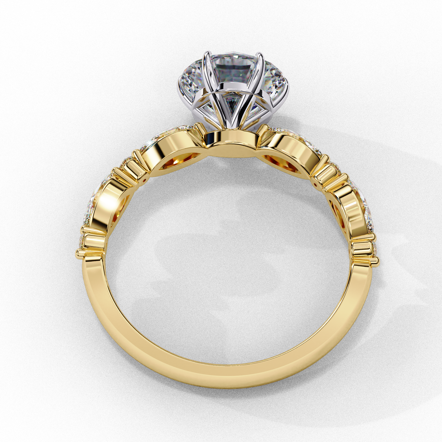 Revera Stella Round Solitaire Ring