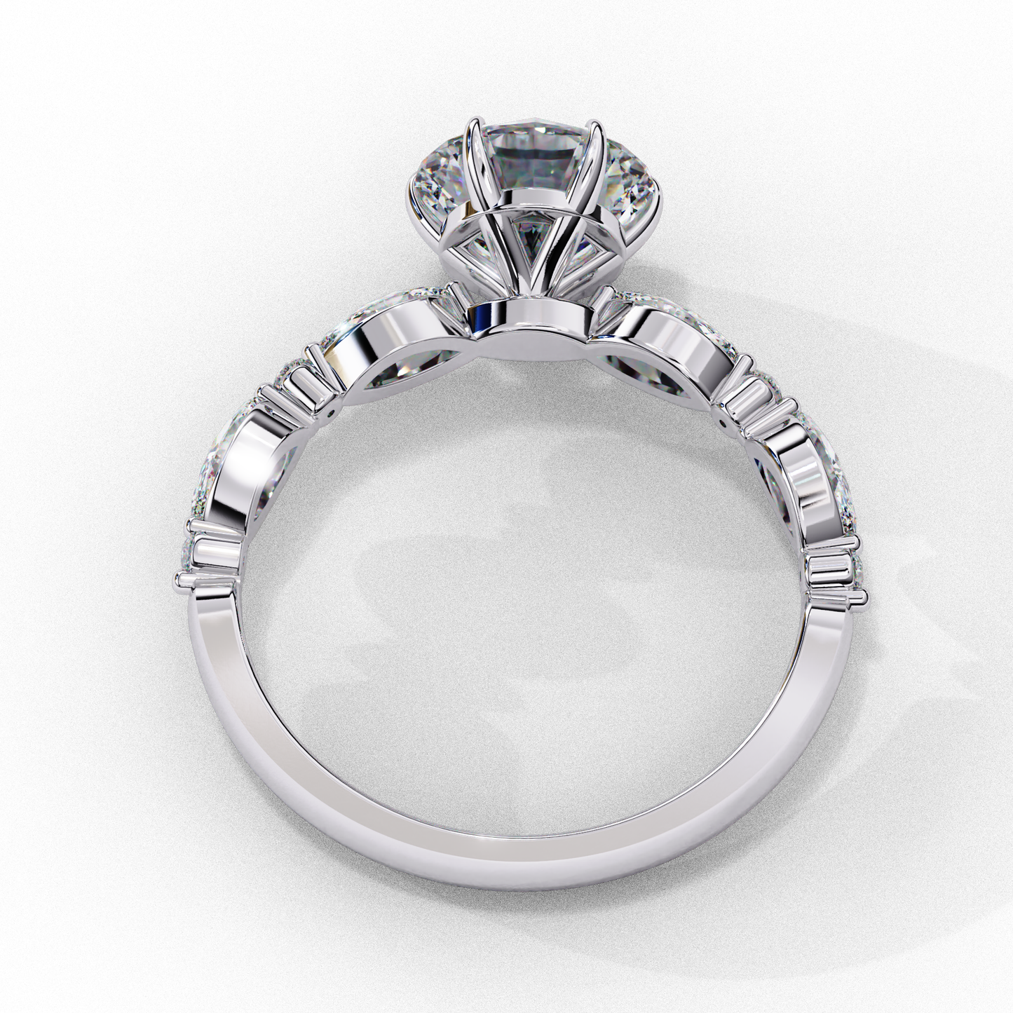 Revera Stella Round Solitaire Ring