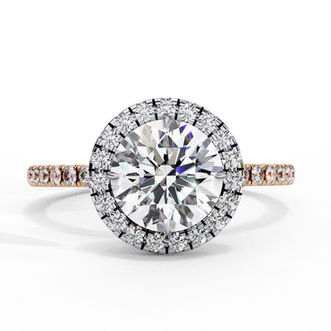 Mirella Grace Round Solitaire Ring