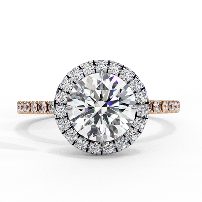 Mirella Grace Round Solitaire Ring