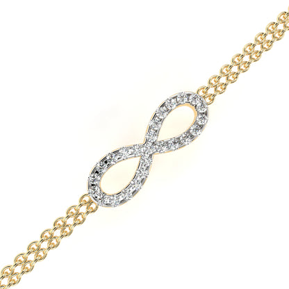 Infinity Glow Diamond Bracelet
