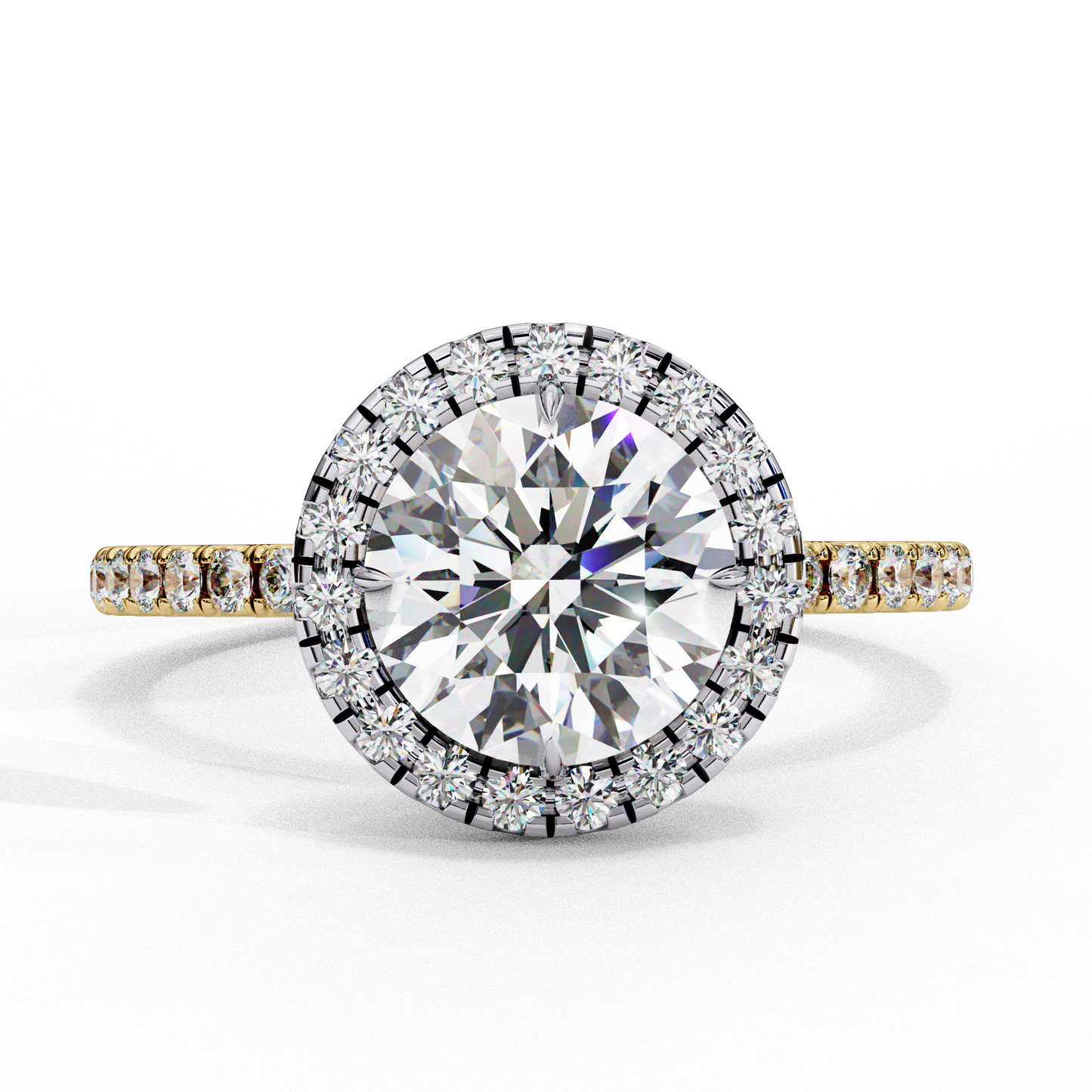 Mirella Grace Round Solitaire Ring