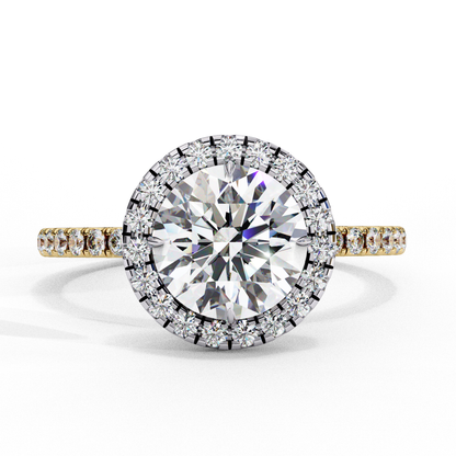 Mirella Grace Round Solitaire Ring