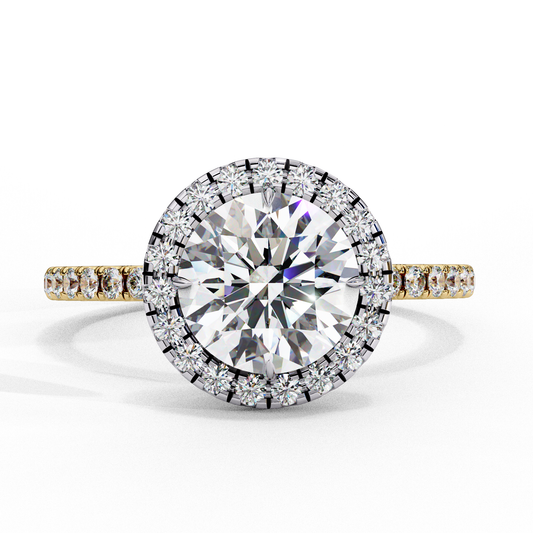 Mirella Grace Round Solitaire Ring