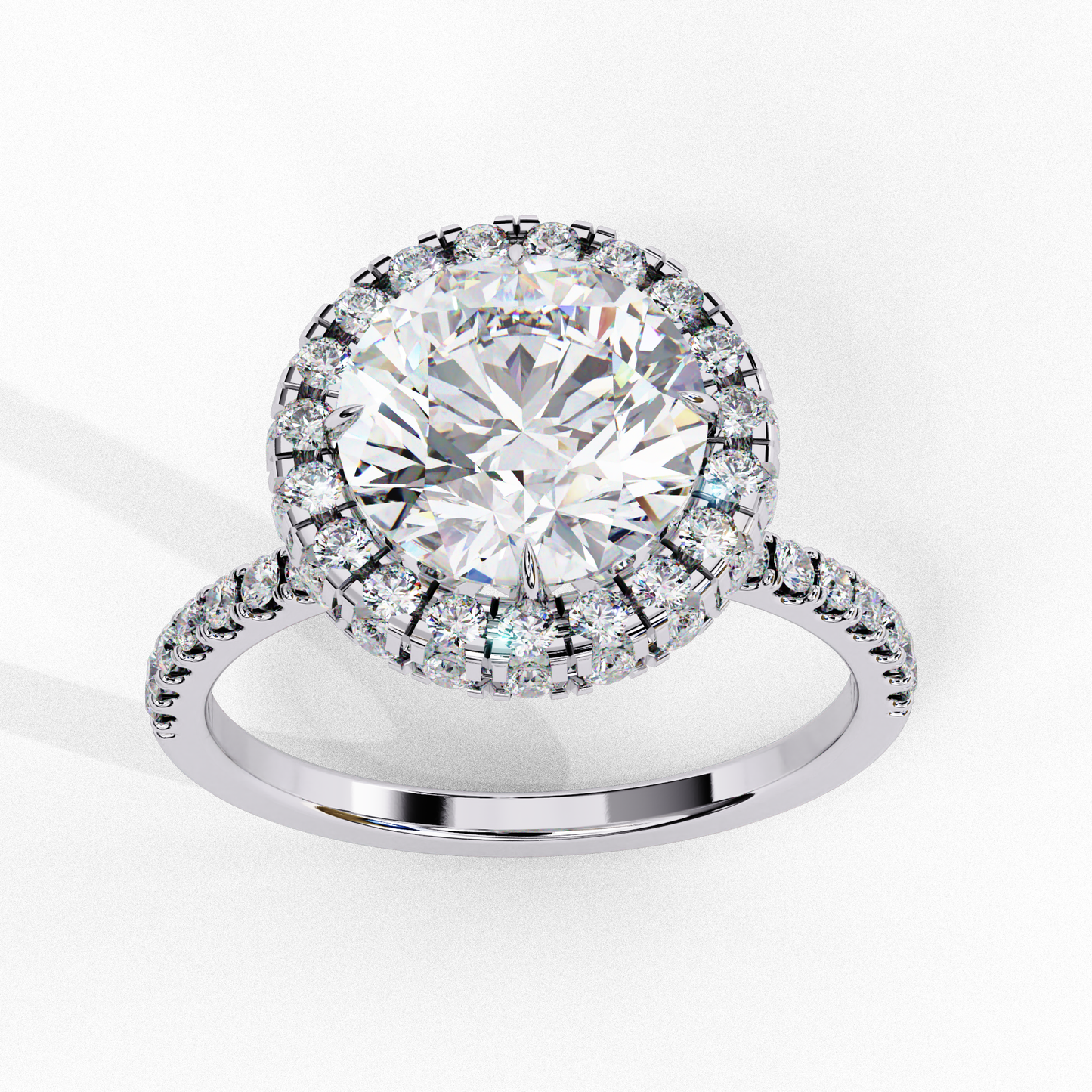 Mirella Grace Round Solitaire Ring