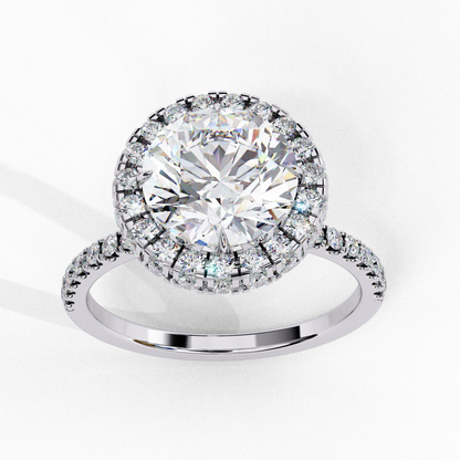 Mirella Grace Round Solitaire Ring