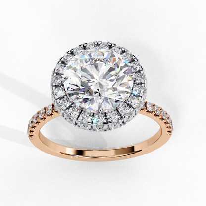 Mirella Grace Round Solitaire Ring