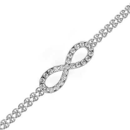 Infinity Glow Diamond Bracelet