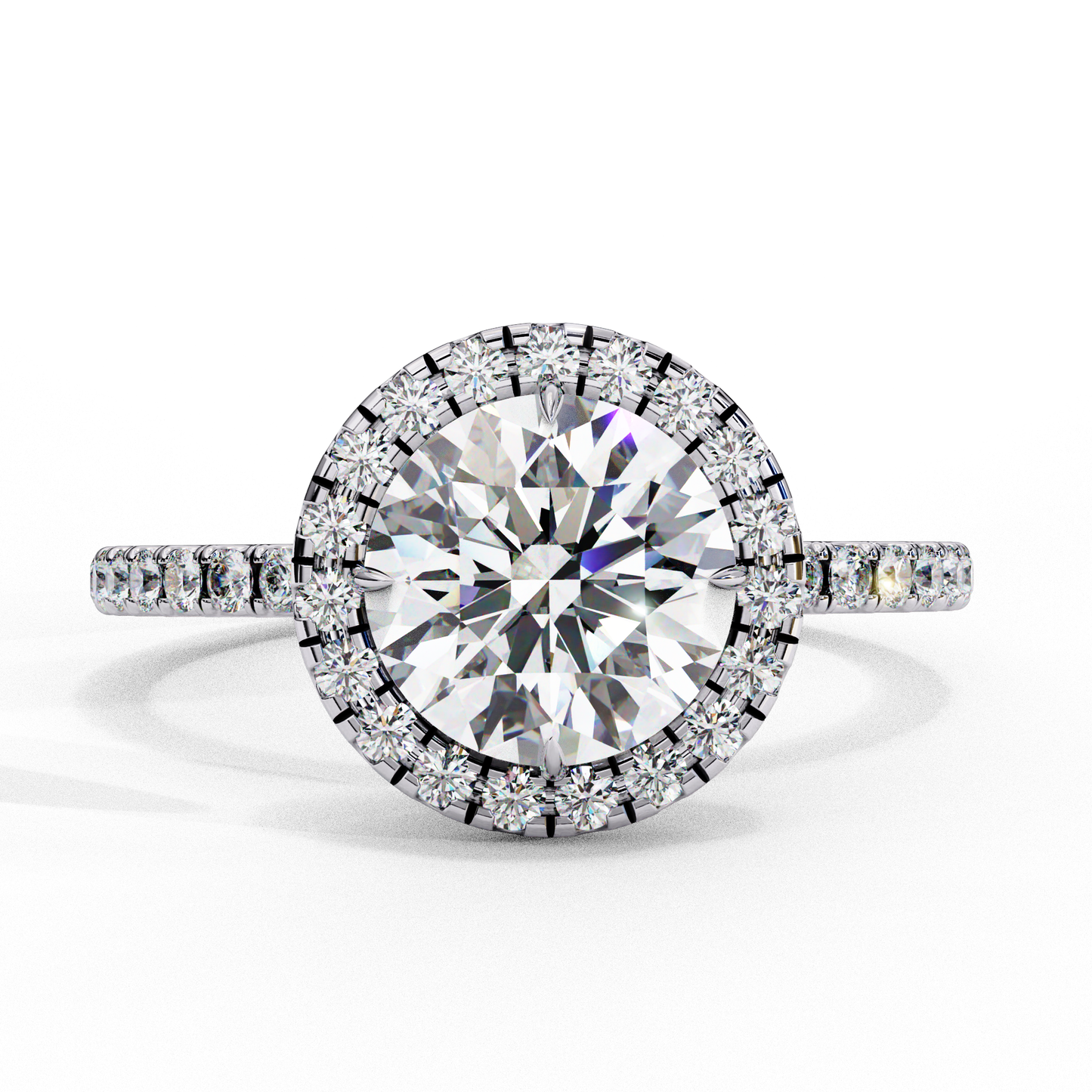 Mirella Grace Round Solitaire Ring