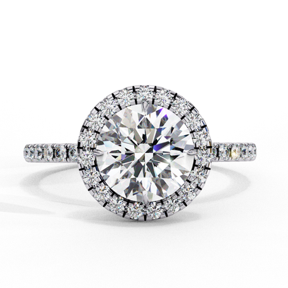 Mirella Grace Round Solitaire Ring