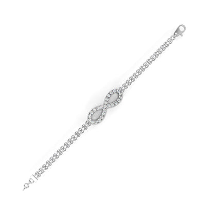 Infinity Glow Diamond Bracelet