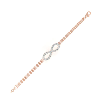 Infinity Glow Diamond Bracelet