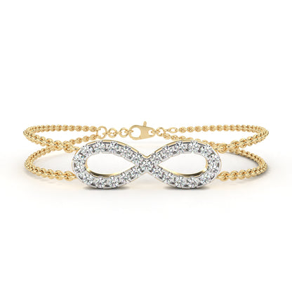 Infinity Glow Diamond Bracelet