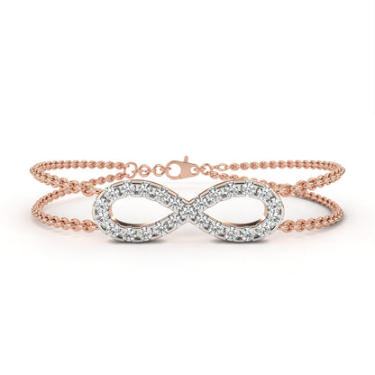 Infinity Glow Diamond Bracelet