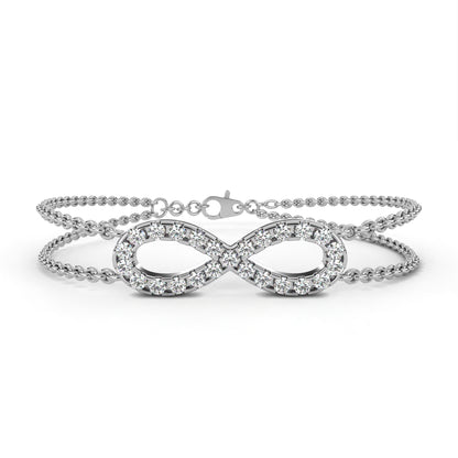Infinity Glow Diamond Bracelet