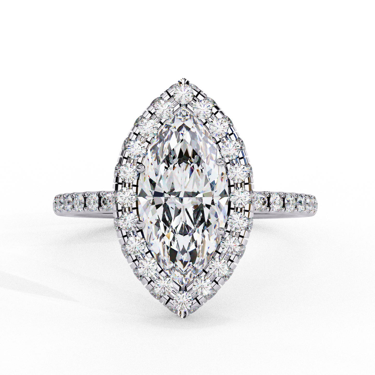 Serenora Bloom Marquise Solitaire Ring