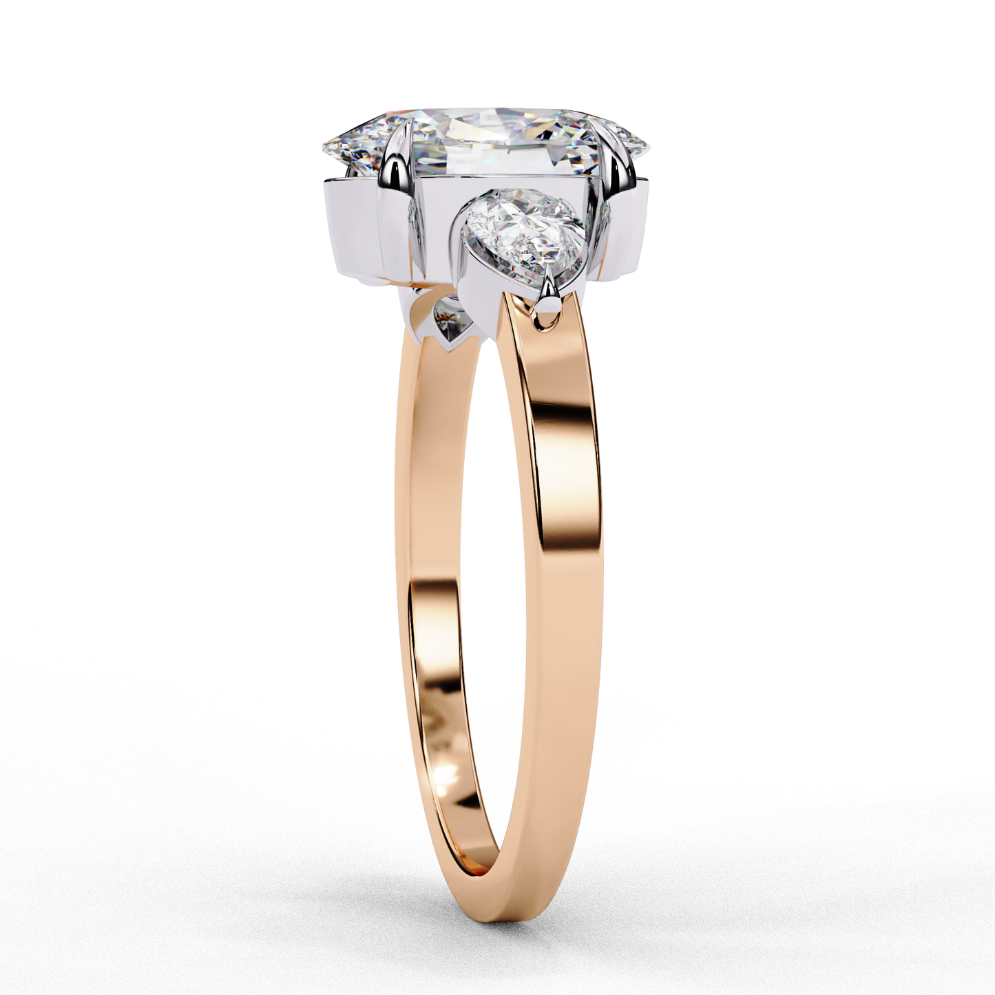 Lina Meridian Oval Solitaire Ring