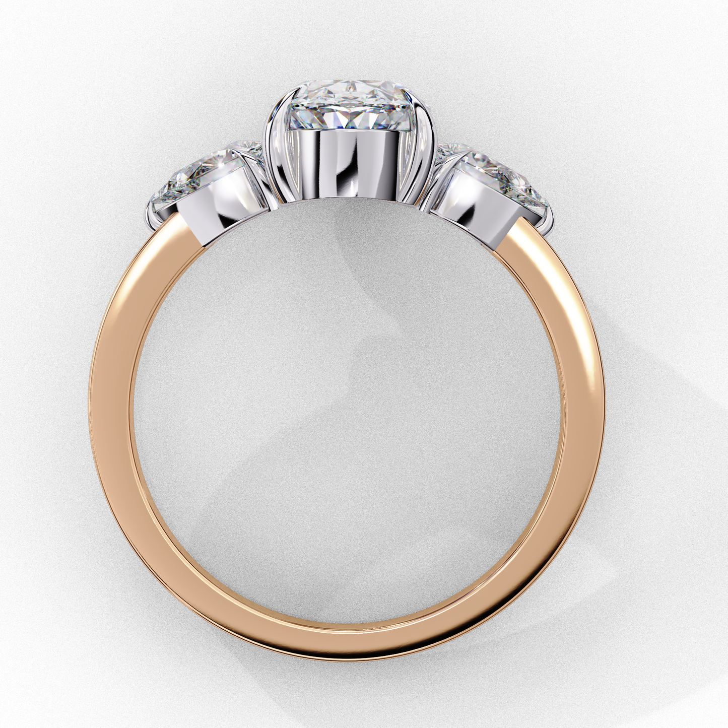 Lina Meridian Oval Solitaire Ring
