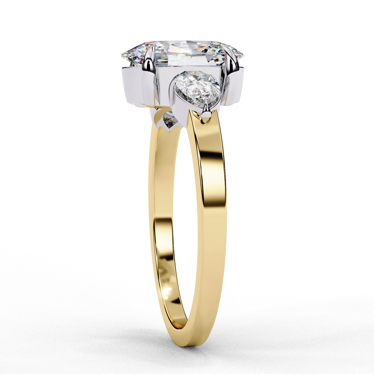 Lina Meridian Oval Solitaire Ring