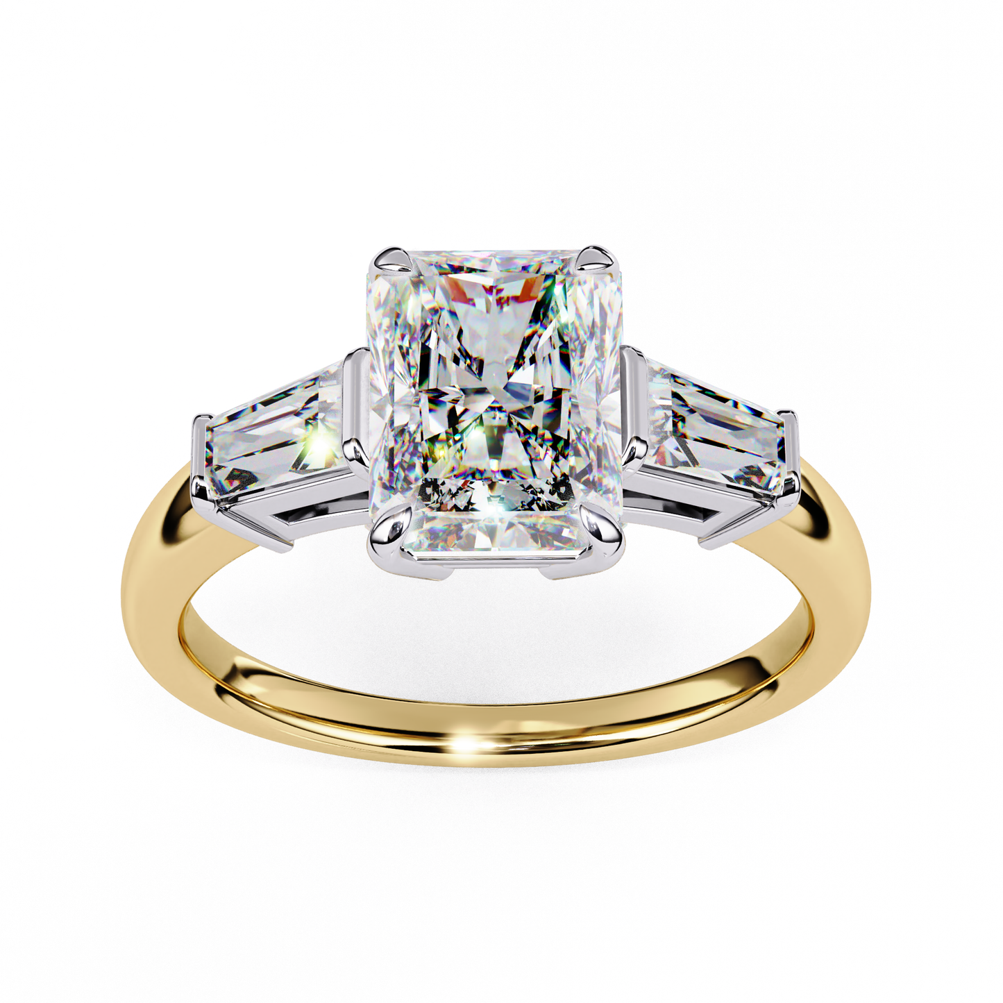 Irida Core Radiant Solitaire Ring