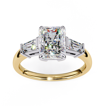 Irida Core Radiant Solitaire Ring