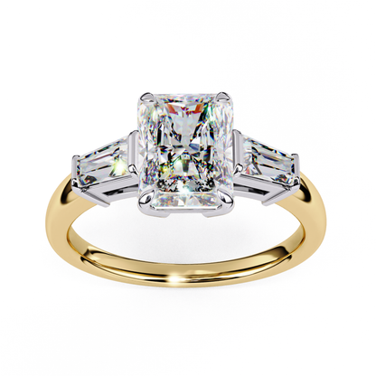 Irida Core Radiant Solitaire Ring