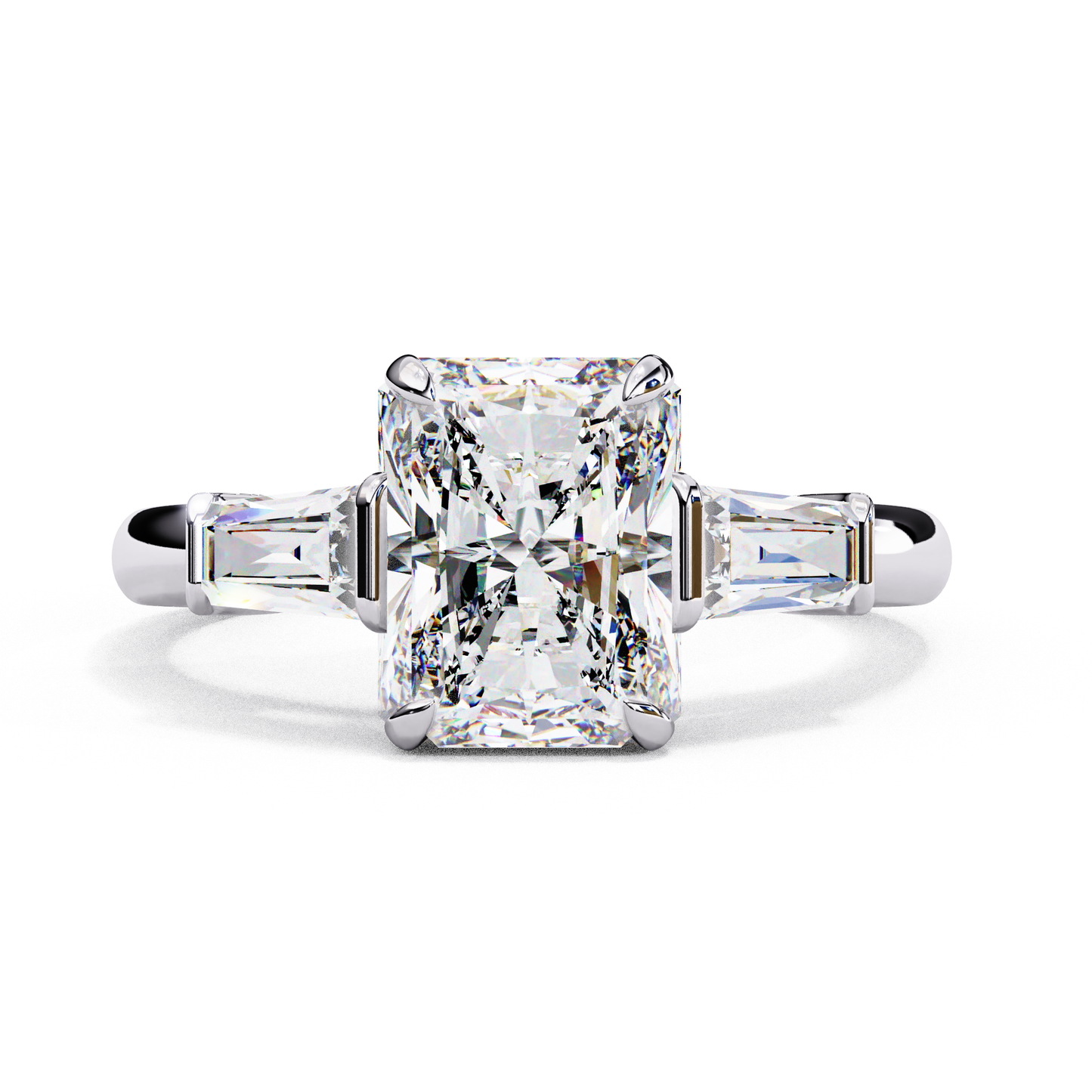 Irida Core Radiant Solitaire Ring