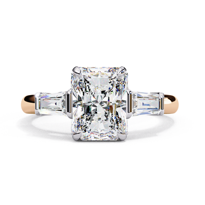 Irida Core Radiant Solitaire Ring