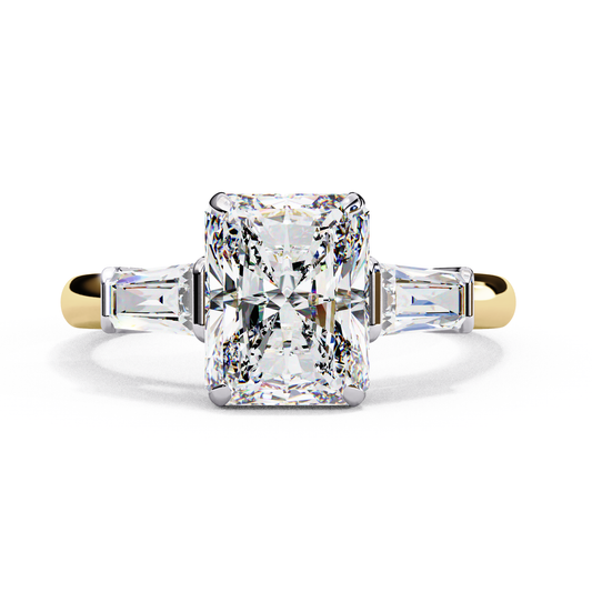 Irida Core Radiant Solitaire Ring