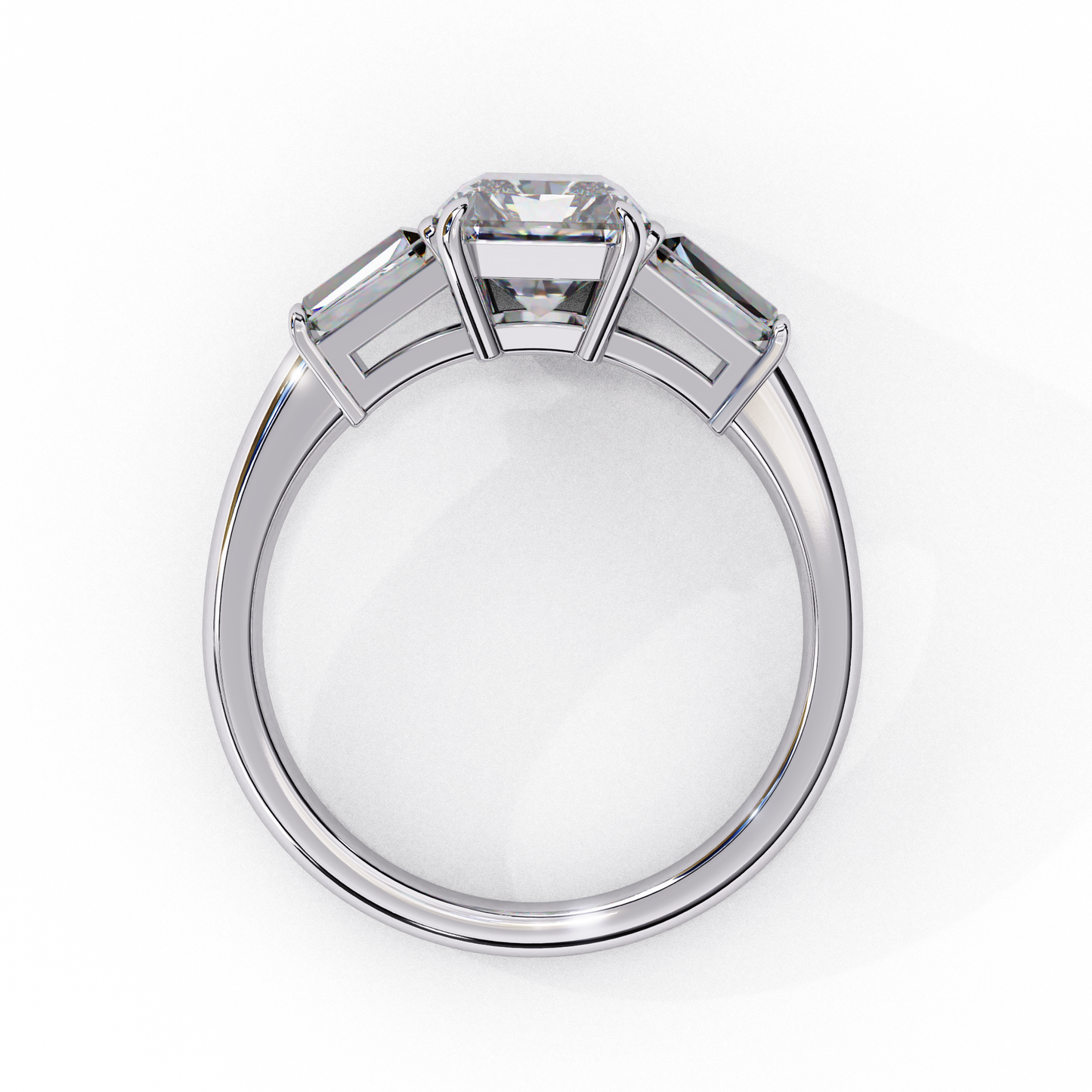 Irida Core Radiant Solitaire Ring