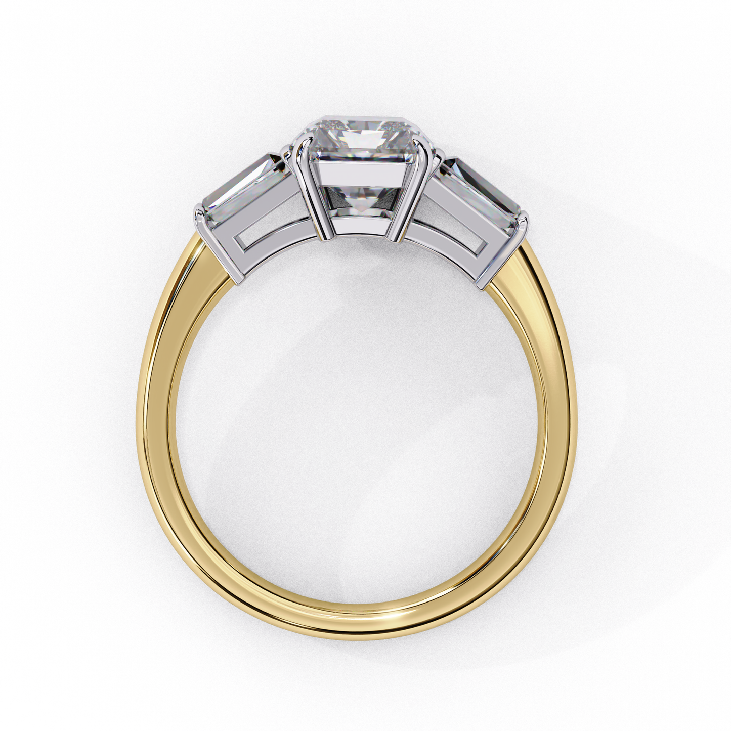Irida Core Radiant Solitaire Ring