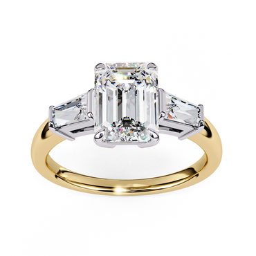Volana Prime Emerald Solitaire Ring