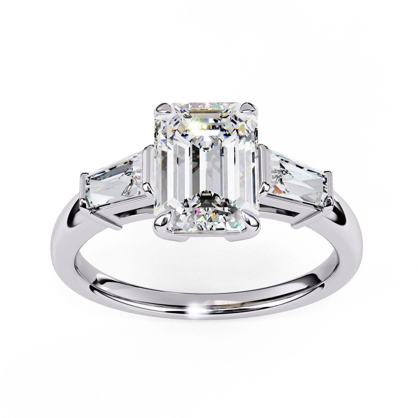 Volana Prime Emerald Solitaire Ring