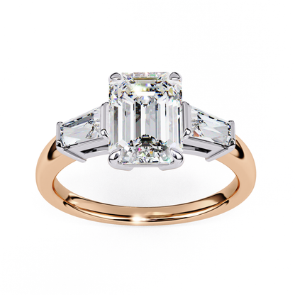 Volana Prime Emerald Solitaire Ring