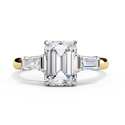 Volana Prime Emerald Solitaire Ring