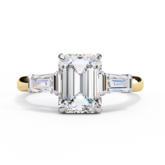Volana Prime Emerald Solitaire Ring