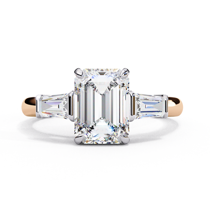 Volana Prime Emerald Solitaire Ring