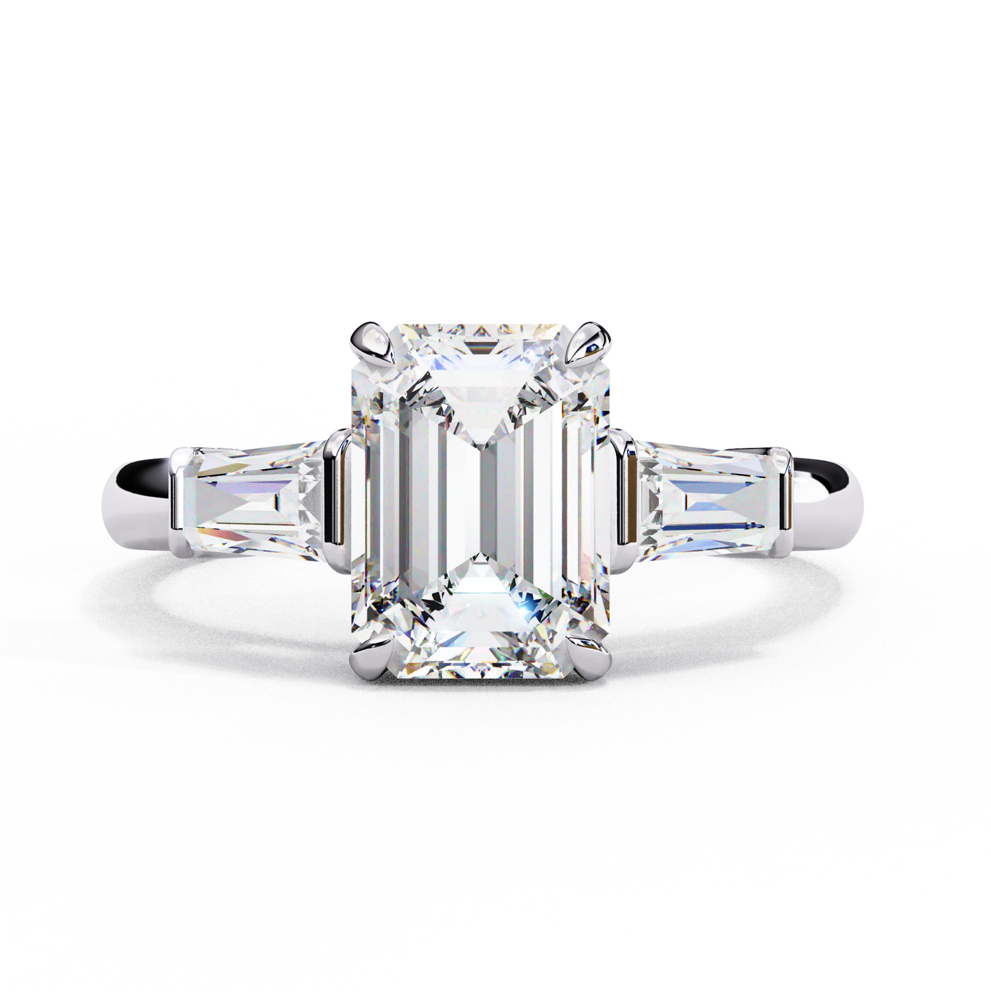 Volana Prime Emerald Solitaire Ring
