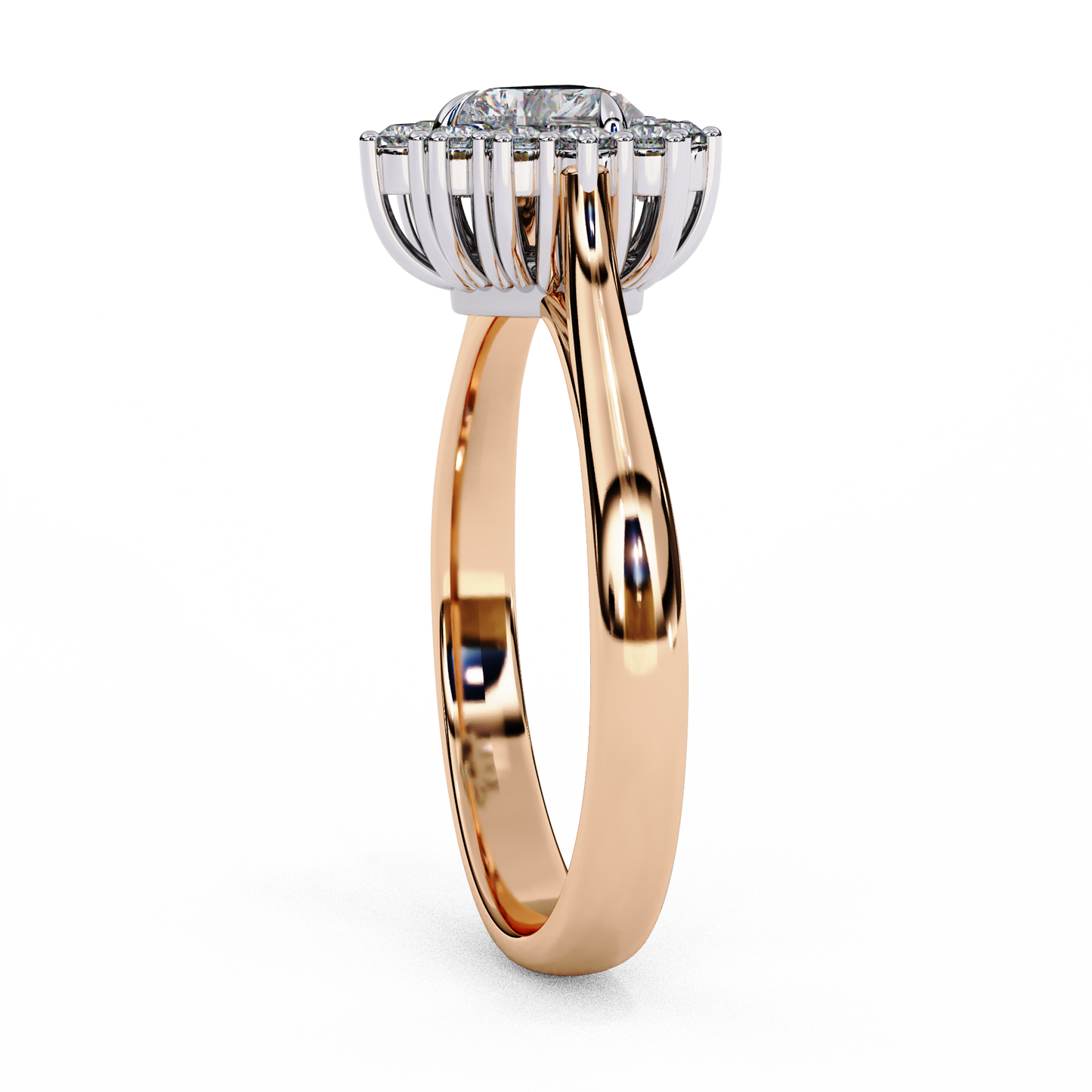 Elix Aura Heart Solitaire Ring