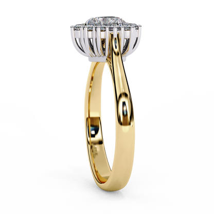 Elix Aura Heart Solitaire Ring