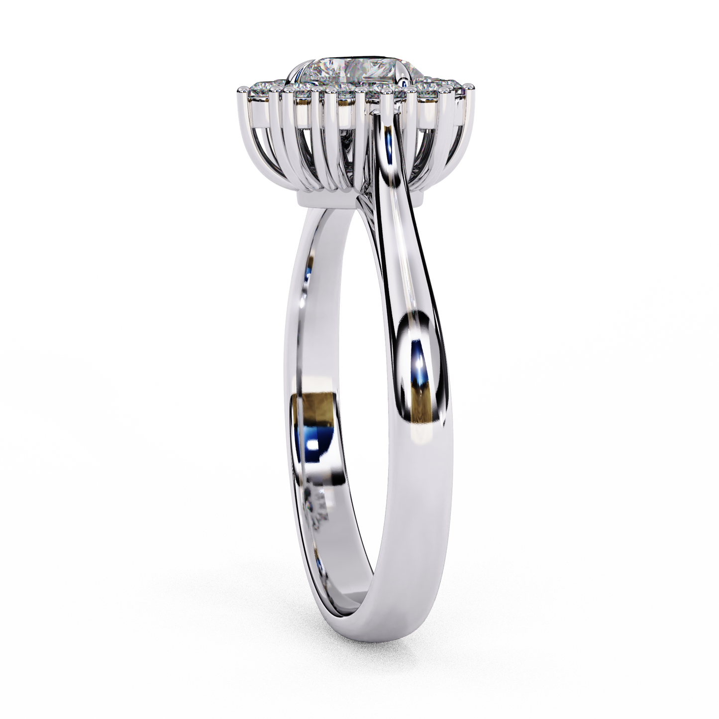Elix Aura Heart Solitaire Ring