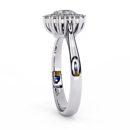 Elix Aura Heart Solitaire Ring